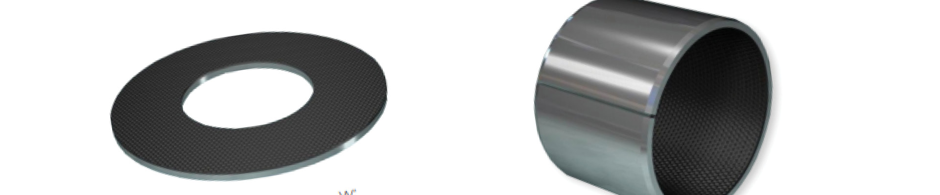 Self-lubricating PTFE bearing, bushing, and gasket materials for aerospace applications