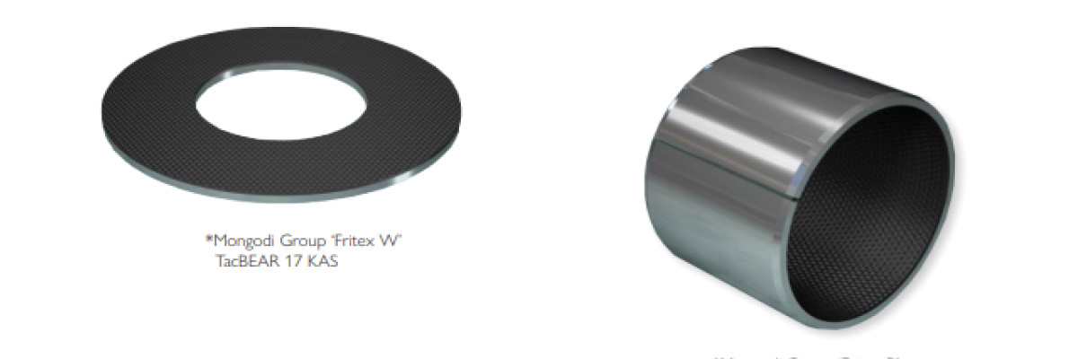 TacBEAR self-lubricating PTFE bearing and bushing materials