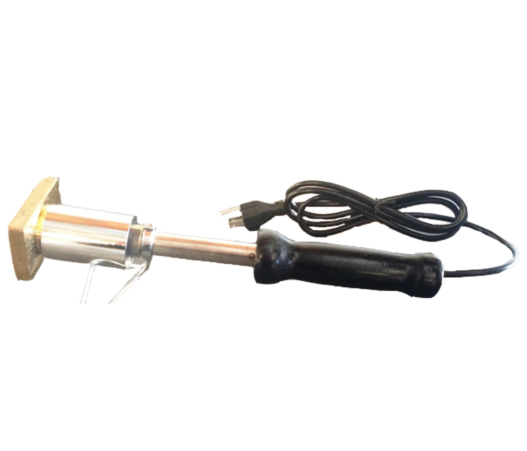 2 x 3 handheld patching iron for small PTFE conveyor belt repairs