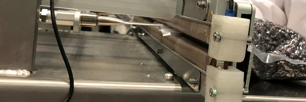 Heat sealing using standard grade PTFE coated fiberglass fabric