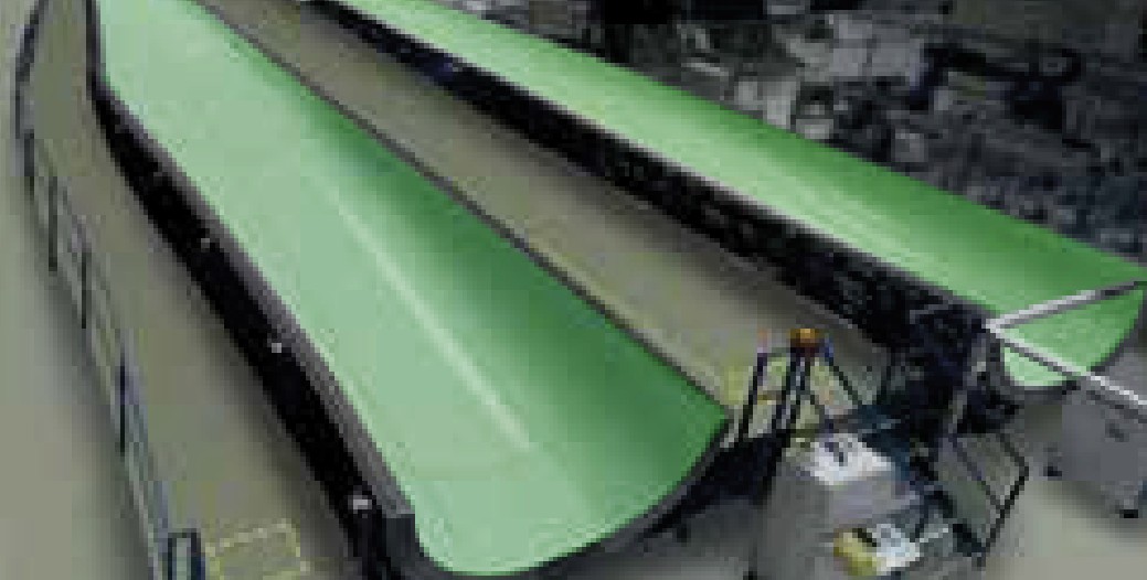 TacWind Green PTFE mold release liner for wind turbine blade production
