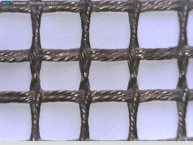 Double fill yarn weave open mesh PTFE coated fiberglass fabric