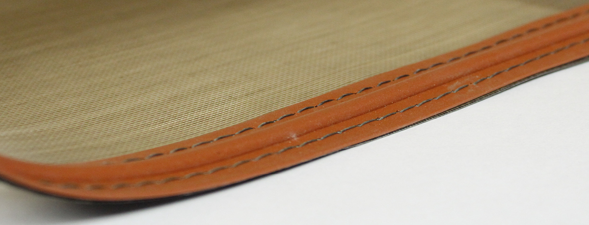 Silicone rubber belt guides